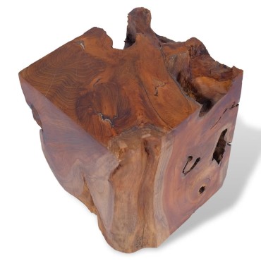 vidaXL Σκαμπό από Μασίφ Ξύλο Teak 30x30x40cm 1 τεμ.