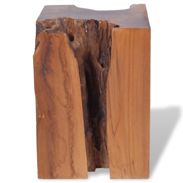 vidaXL Σκαμπό από Μασίφ Ξύλο Teak 30x30x40cm 1 τεμ.