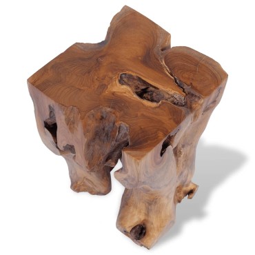 vidaXL Σκαμπό από Μασίφ Ξύλο Teak 30x30x40cm 1 τεμ.