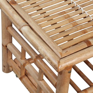 vidaXL Τραπεζάκι Σαλονιού 90x50x45cm από Μπαμπού 1 τεμ.