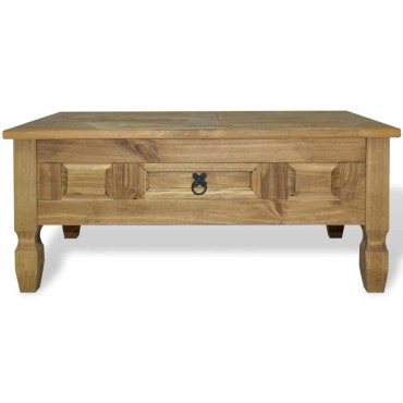 vidaXL Τραπεζάκι Σαλονιού Μεξικ. Στιλ Corona 100x55x44cm Ξύλο Πεύκου 1 τεμ.