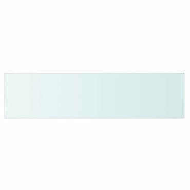 vidaXL Ράφι Πάνελ Διάφανο 80x20cm Γυάλινο 1 τεμ.