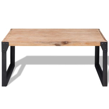 vidaXL Τραπεζάκι Σαλονιού 100x60x45cm από Μασίφ Ξύλο Ακακίας 1 τεμ.