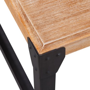vidaXL Τραπεζάκι Σαλονιού 100x60x45cm από Μασίφ Ξύλο Ακακίας 1 τεμ.