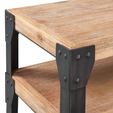 vidaXL Τραπέζι Κονσόλα 120x40x85cm από Μασίφ Ξύλο Ακακίας 1 τεμ.