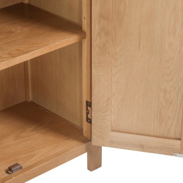 vidaXL Ντουλάπι Αποθήκευσης 70x35x75cm από Μασίφ Ξύλο Δρυός 1 τεμ.