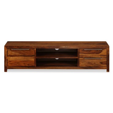 vidaXL Έπιπλο Τηλεόρασης 120x30x30cm από Μασίφ Ξύλο Sheesham