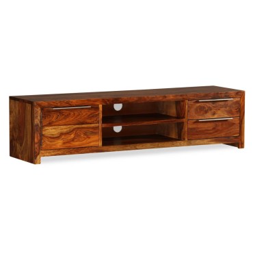 vidaXL Έπιπλο Τηλεόρασης 120x30x30cm από Μασίφ Ξύλο Sheesham