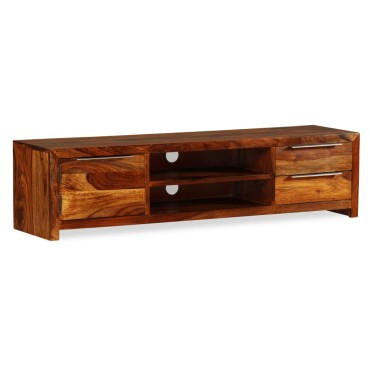vidaXL Έπιπλο Τηλεόρασης 120x30x30cm από Μασίφ Ξύλο Sheesham