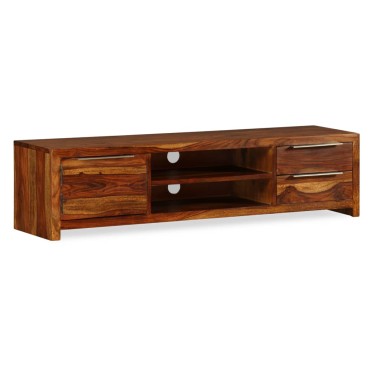 vidaXL Έπιπλο Τηλεόρασης 120x30x30cm από Μασίφ Ξύλο Sheesham