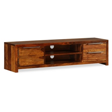 vidaXL Έπιπλο Τηλεόρασης 120x30x30cm από Μασίφ Ξύλο Sheesham