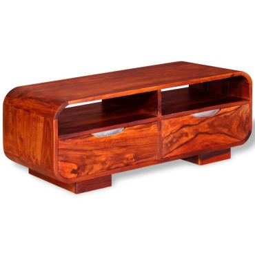 vidaXL Τραπεζάκι Σαλονιού 90x40x35cm από Μασίφ Ξύλο Sheesham 1 τεμ.