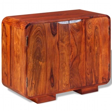vidaXL Ντουλάπι 75x35x60cm από Μασίφ Ξύλο Ακακίας 1 τεμ.
