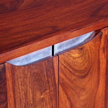 vidaXL Ντουλάπι 75x35x60cm από Μασίφ Ξύλο Ακακίας 1 τεμ.