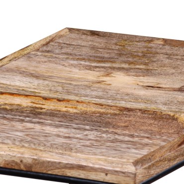 vidaXL Τραπεζάκι Σαλονιού 56x48x40cm από Μασίφ Ξύλο Μάνγκο 1 τεμ.