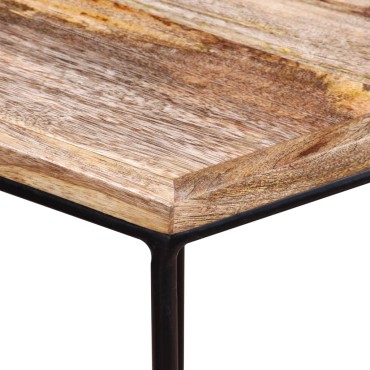 vidaXL Τραπεζάκι Σαλονιού 56x48x40cm από Μασίφ Ξύλο Μάνγκο 1 τεμ.