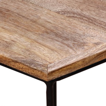 vidaXL Τραπεζάκι Σαλονιού 56x48x40cm από Μασίφ Ξύλο Μάνγκο 1 τεμ.