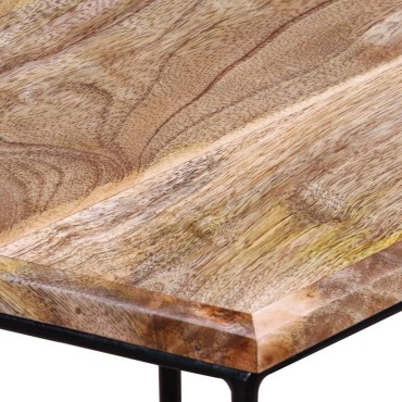 vidaXL Τραπεζάκι Σαλονιού 56x48x40cm από Μασίφ Ξύλο Μάνγκο 1 τεμ.