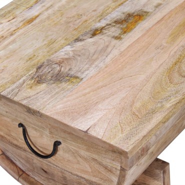 vidaXL Τραπεζάκι Σαλονιού 88x50x40cm από Μασίφ Ξύλο Μάνγκο 1 τεμ.