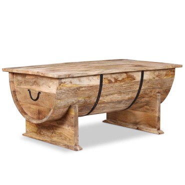 vidaXL Τραπεζάκι Σαλονιού 88x50x40cm από Μασίφ Ξύλο Μάνγκο 1 τεμ.