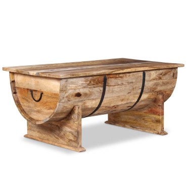 vidaXL Τραπεζάκι Σαλονιού 88x50x40cm από Μασίφ Ξύλο Μάνγκο 1 τεμ.