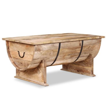 vidaXL Τραπεζάκι Σαλονιού 88x50x40cm από Μασίφ Ξύλο Μάνγκο 1 τεμ.