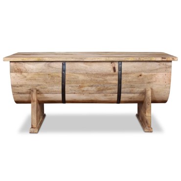 vidaXL Τραπεζάκι Σαλονιού 88x50x40cm από Μασίφ Ξύλο Μάνγκο 1 τεμ.