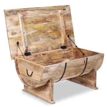 vidaXL Τραπεζάκι Σαλονιού 88x50x40cm από Μασίφ Ξύλο Μάνγκο 1 τεμ.