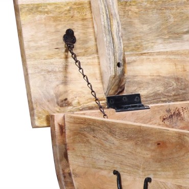 vidaXL Τραπεζάκι Σαλονιού 88x50x40cm από Μασίφ Ξύλο Μάνγκο 1 τεμ.