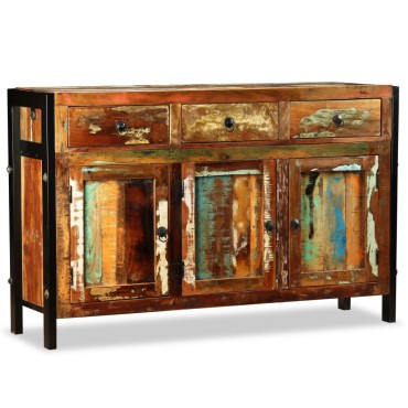 vidaXL Μπουφές 120x35x76cm από Μασίφ Ανακυκλωμένο Ξύλο 1 τεμ.