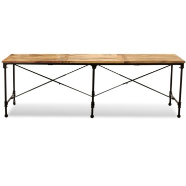 vidaXL Τραπεζαρία από Μασίφ Ξύλο Μάνγκο 240x90x76cm 1 τεμ.