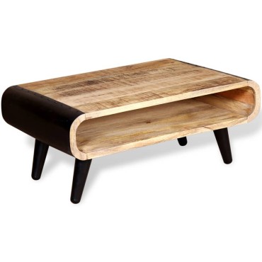 vidaXL Τραπεζάκι Σαλονιού 90x55x39cm από Ακατέργαστο Ξύλο Μάνγκο 1 τεμ.