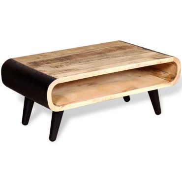vidaXL Τραπεζάκι Σαλονιού 90x55x39cm από Ακατέργαστο Ξύλο Μάνγκο 1 τεμ.