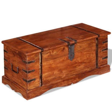 vidaXL Μπαούλο Αποθήκευσης από Μασίφ Ξύλο 90x40x40cm 1 τεμ.