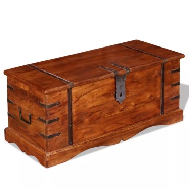 vidaXL Μπαούλο Αποθήκευσης από Μασίφ Ξύλο 90x40x40cm 1 τεμ.