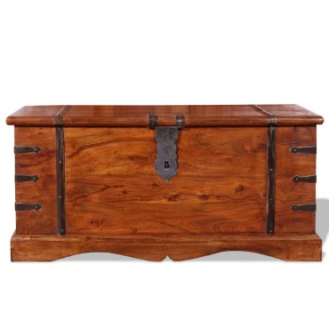 vidaXL Μπαούλο Αποθήκευσης από Μασίφ Ξύλο 90x40x40cm 1 τεμ.
