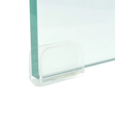 vidaXL Βάση Τηλεόρασης/Οθόνης Διάφανη 120x30x13cm Γυάλινη