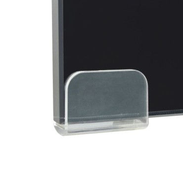 vidaXL Βάση Τηλεόρασης/Οθόνης Μαύρη 100x30x13cm Γυάλινη
