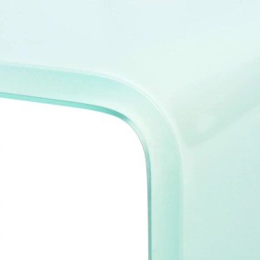 vidaXL Βάση Τηλεόρασης/Οθόνης Πράσινη 60x25x11cm Γυάλινη