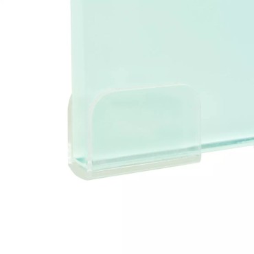 vidaXL Βάση Τηλεόρασης/Οθόνης Πράσινη 80x30x13cm Γυάλινη