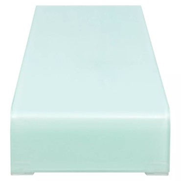 vidaXL Βάση Τηλεόρασης/Οθόνης Πράσινη 100x30x13cm Γυάλινη