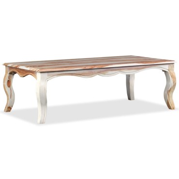 vidaXL Τραπεζάκι Σαλονιού 110x60x35cm από Μασίφ Ξύλο Sheesham 1 τεμ.