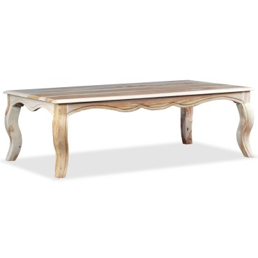 vidaXL Τραπεζάκι Σαλονιού 110x60x35cm από Μασίφ Ξύλο Sheesham 1 τεμ.
