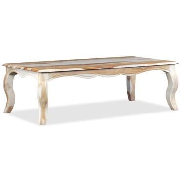 vidaXL Τραπεζάκι Σαλονιού 110x60x35cm από Μασίφ Ξύλο Sheesham 1 τεμ.