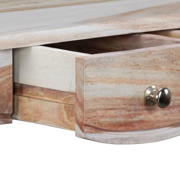 vidaXL Κονσόλα Τραπέζι με 3 Συρτάρια 110x40x76cm Μασίφ Ξύλο Sheesham 1 τεμ.