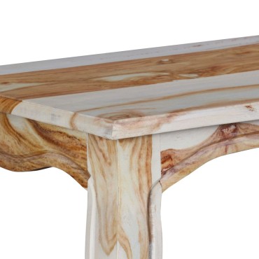 vidaXL Τραπέζι Κονσόλα 110x40x76cm από Μασίφ Ξύλο Sheesham 1 τεμ.