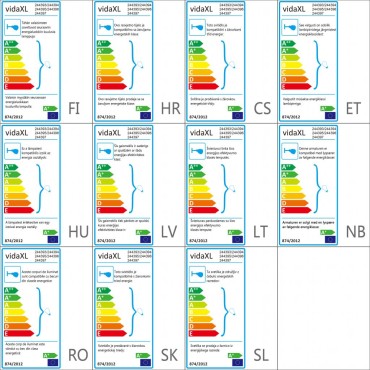 vidaXL Απλίκες Τοίχου 2 τεμ. με 2 Λαμπτήρες LED Filament 8 W
