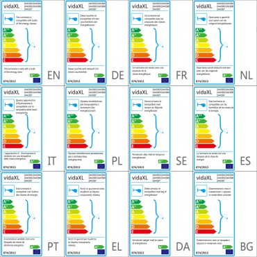 vidaXL Φωτιστικό Σποτ Ράγα με 2 Λαμπτήρες LED Filament 8 W