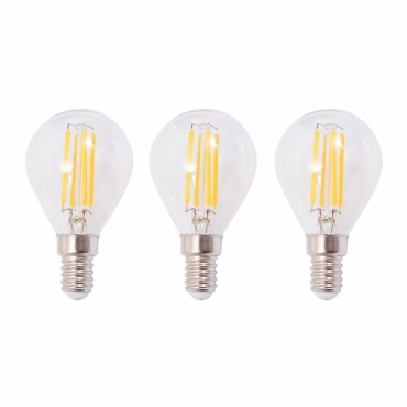 vidaXL Φωτιστικό Σποτ Ράγα με 3 Λαμπτήρες LED Filament 12 W