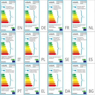 vidaXL Φωτιστικό Σποτ Ράγα με 3 Λαμπτήρες LED Filament 12 W